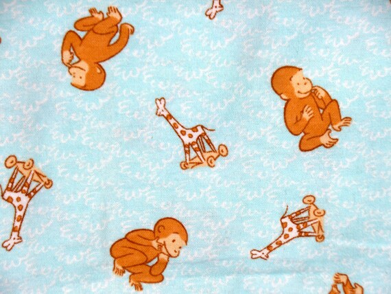 Curious George Baby Blanket Monkey Flannel Swaddle - Curious George Baby Bedding Curious George Baby Blanket Monkey Flannel Swaddle - Curious George Baby Bedding