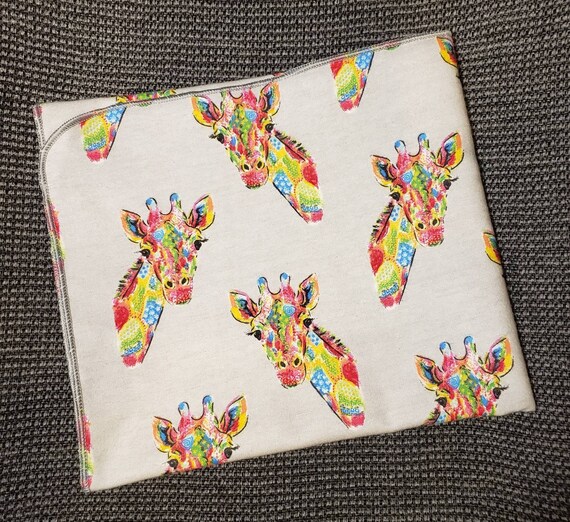 rainbow receiving blanket