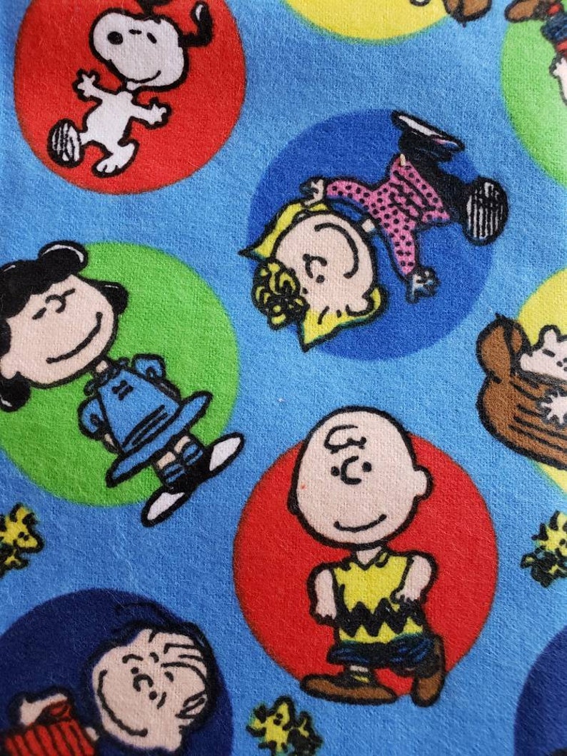 Peanuts Baby Blanket Charlie Brown Swaddle Blanket Baby Etsy