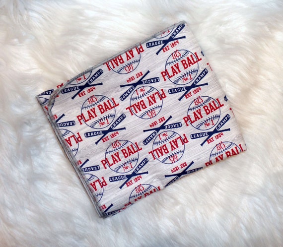 Sports Flannel Baby Blanket Baby Photo Prop Baby Bedding Baseball Baby Blanket Baby Boy Receiving Blanket Baseball Swaddle Blanket