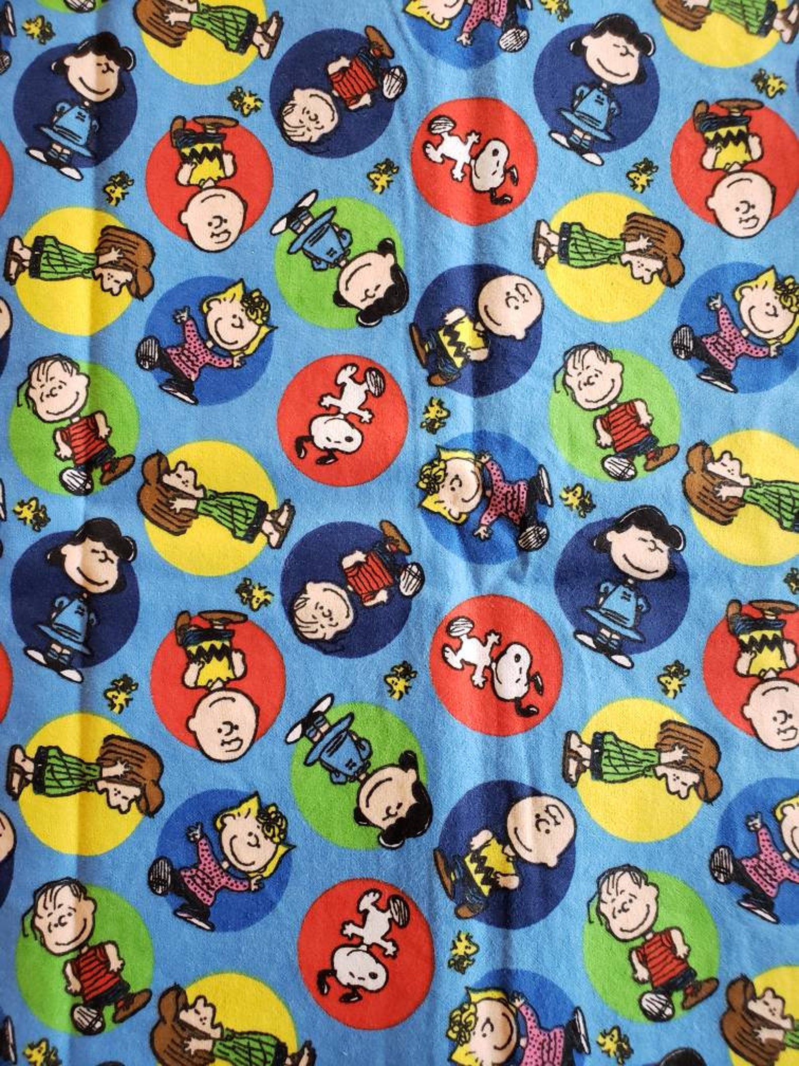 Peanuts Baby Blanket Charlie Brown Swaddle Blanket Baby Etsy