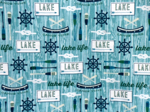 Lake Life Baby Boy Swaddle Blanket Fishing Baby Blanket Baby Photo Prop Canoe Flannel Receiving Blanket Fishing Nursery
