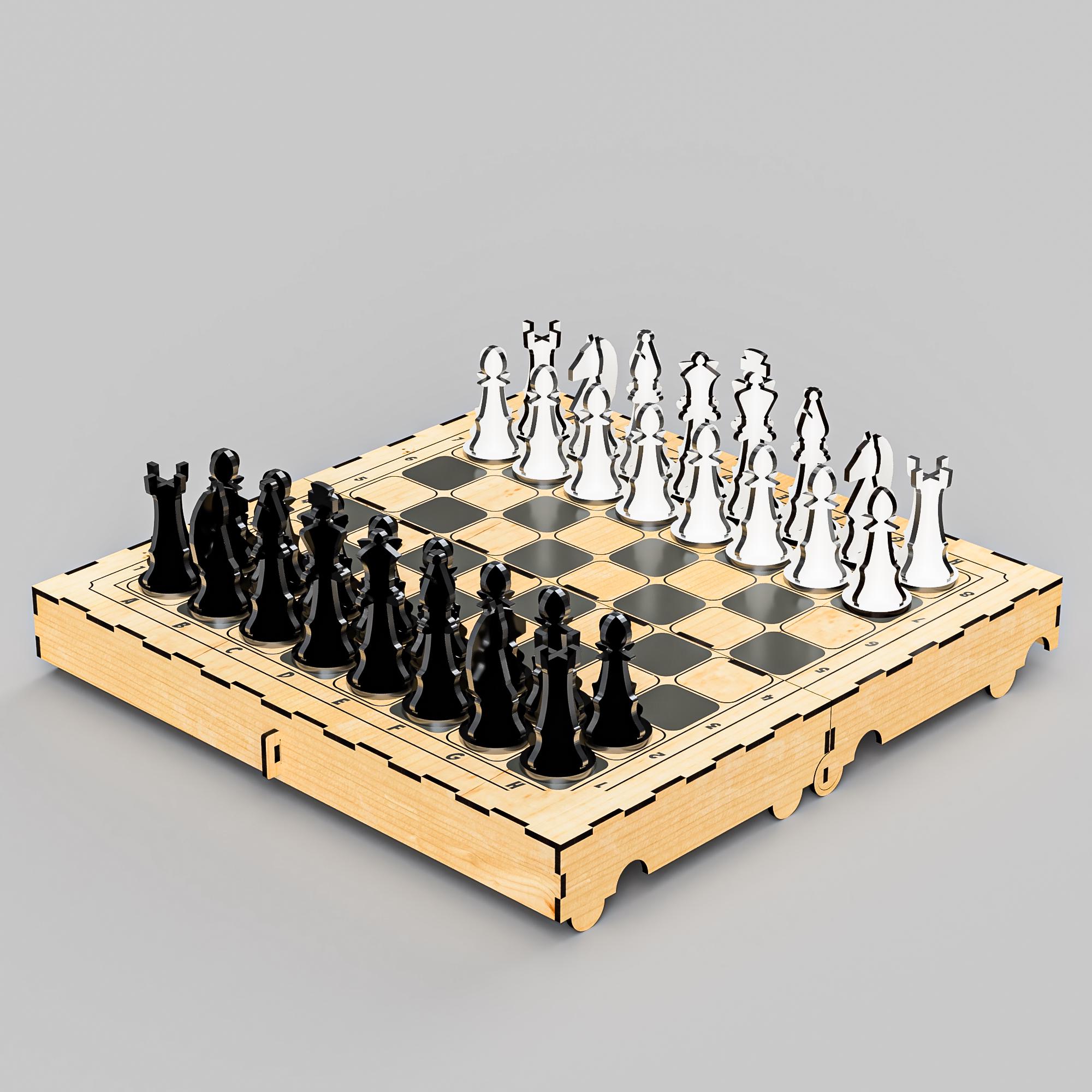 Chess.com Layout Custom Chess, Laser Cutting Layout - Etsy