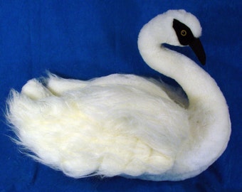 Printed Sewing PATTERN Make an Elegant Swan Soft Sculpture for Home Decor