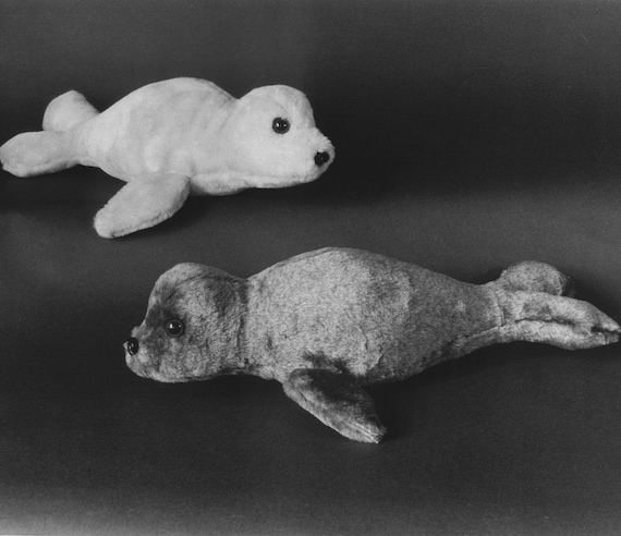 Sewing Pattern Make a Harp Seal Pup Baby Easy stuffed animal design from Fantasy Creations