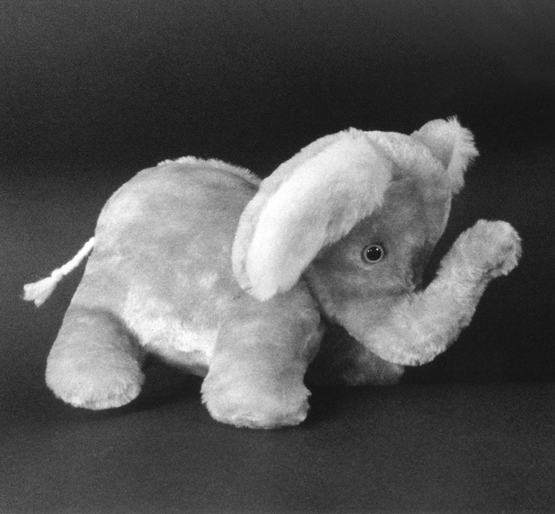 Sewing Pattern Make a Cute Baby Elephant Stuffed Animal Design from Fantasy Creations image 1