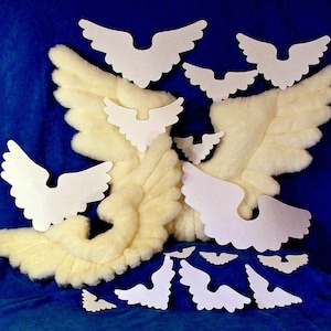 Paper Sewing and Crafts Wing Patterns JUST THE WINGS Volume 1 16 Bird Wings from Fantasy Creations