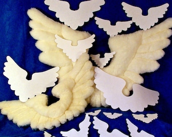 Paper Sewing and Crafts Wing Patterns JUST THE WINGS Volume 1 16 Bird Wings from Fantasy Creations