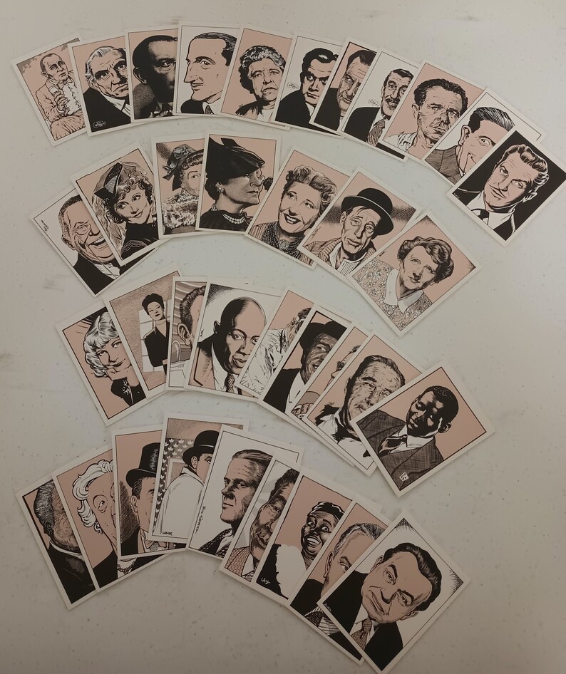 Hollywood character cards second edition 1990s vintage image 3