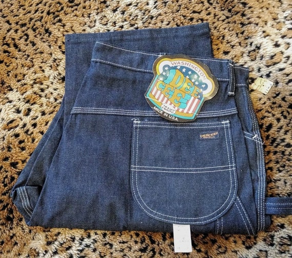 DEE CEE denim jeans vintage 1970s brand new with … - image 1