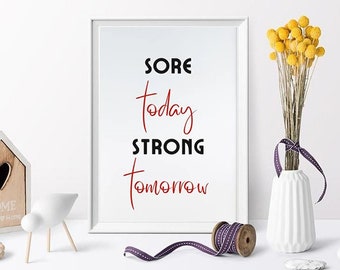 Instructor Quotes Poster, Gym motivation Wall Art, Fitness Quotes, Motivational Quotes, Home Gym Decor 4