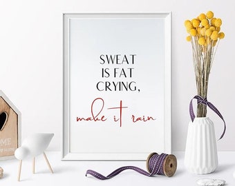 Instructor Quotes Poster, Gym motivation Wall Art, Fitness Quotes, Motivational Quotes, Digital Prints Gym Sign, Home Gym Decor 3