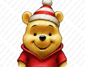 Winnie the Pooh cute clipart, Winnie the Pooh png, transparent design