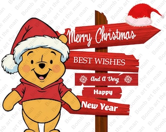 くまのプーさんのクリスマス クリップアート、くまのプーさんの png