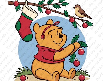 くまのプーさん 冬 png、くまのプーさん クリスマス クリップアート