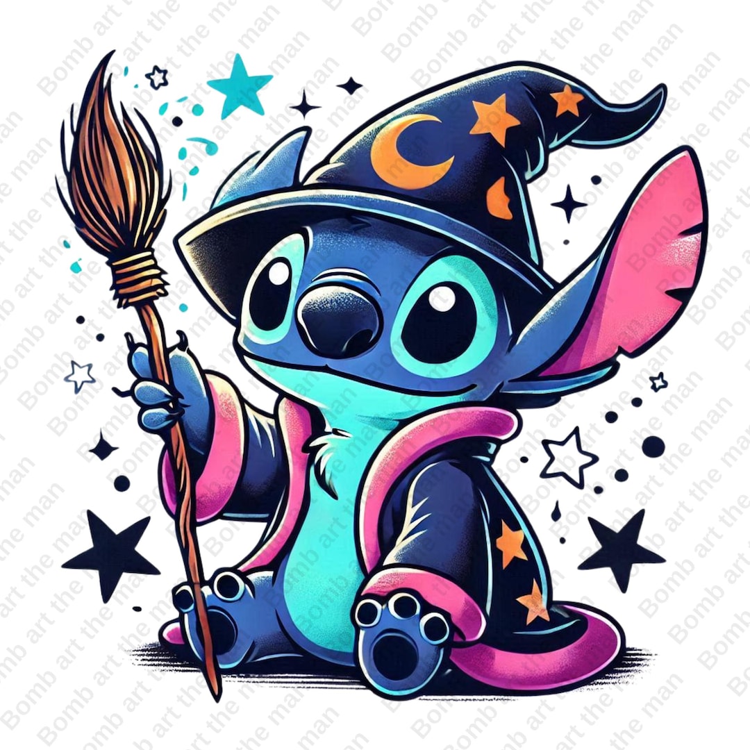 Wizard Stitch Clipart, Stitch Magic Clipart, Stitch Png, Transparent ...