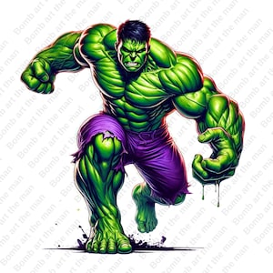 Hulk Clipart, Hulk png, Superheld png, Hulk design, transparenter Hintergrund