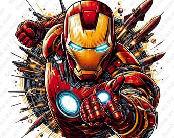 İron Man Clipart, İron Man PNG, Superheld Clipart, Superheld PNG, transparenter Hintergrund