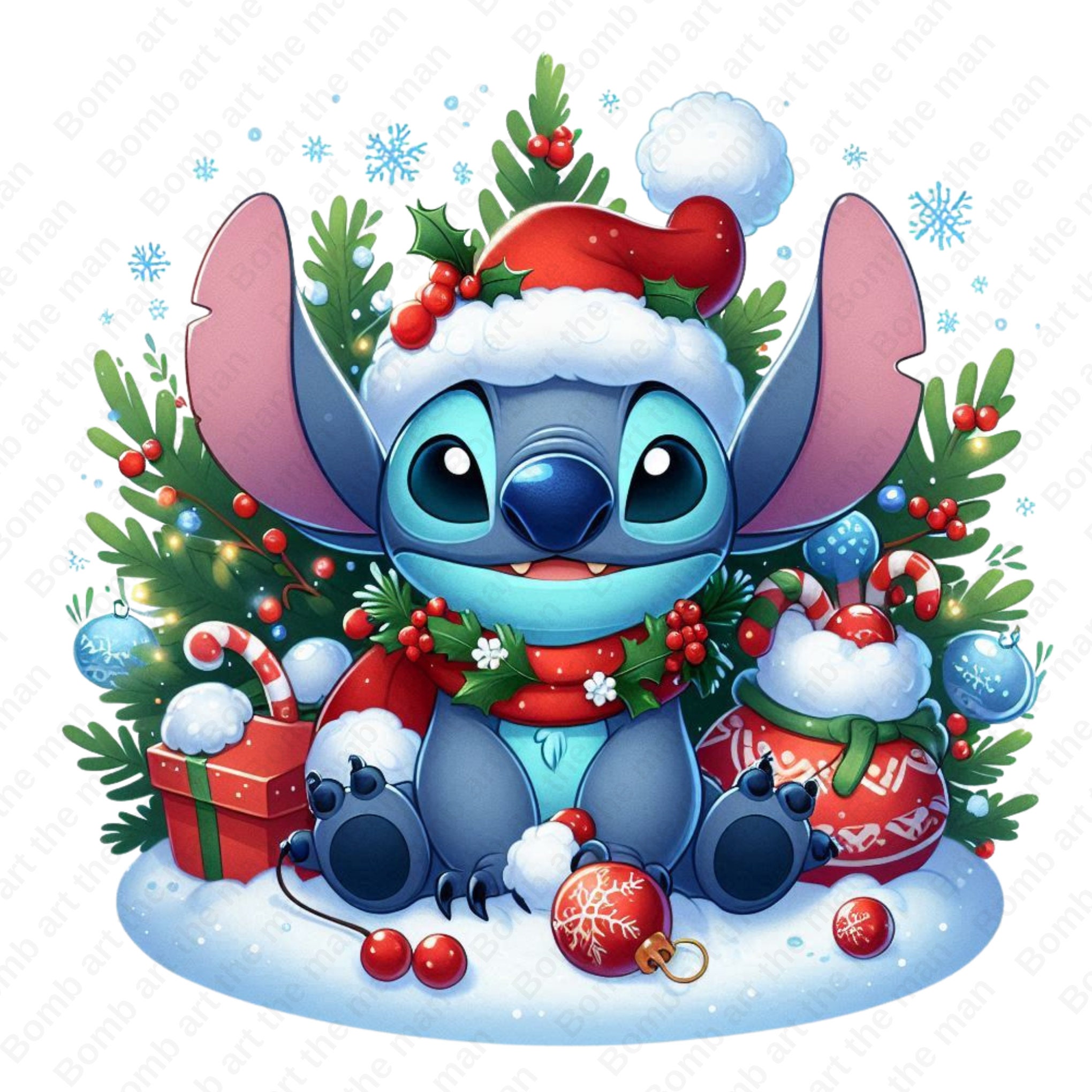 スティッチのクリスマス クリップアート、かわいいスティッチの png