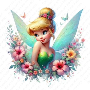Tinkerbell clipart, Tinkerbellpng, cute fairy clipart, transparent design
