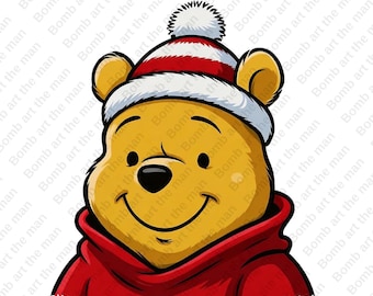 Winnie the Pooh cute clipart, Winnie the Pooh png, transparent design