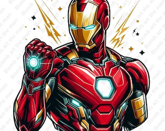 İron man Clipart, İron man png, Superheld Clipart, Superheld png, sofortiger Download