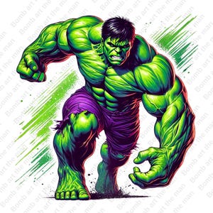 Hulk png, Hulk Clipart, Superheld png, Hulk Design, transparenter Hintergrund, sofort Download