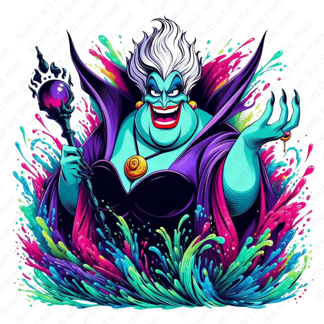Villain Ursula Clipart, Princess Ariel Png, Sea Witch Png, the