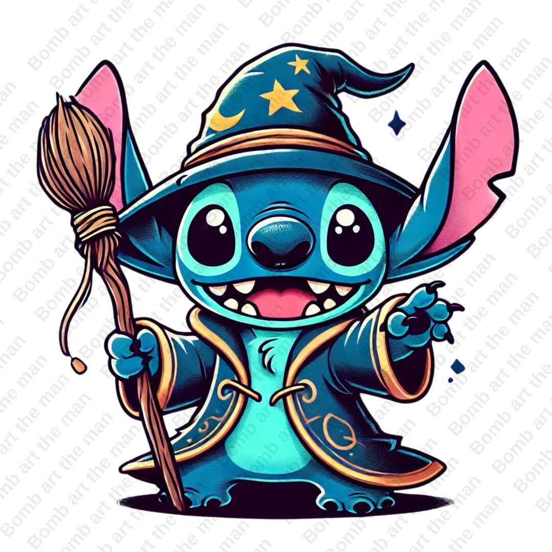 Wizard Stitch Clipart, Stitch Magic Clipart, Stitch Png, Transparent ...