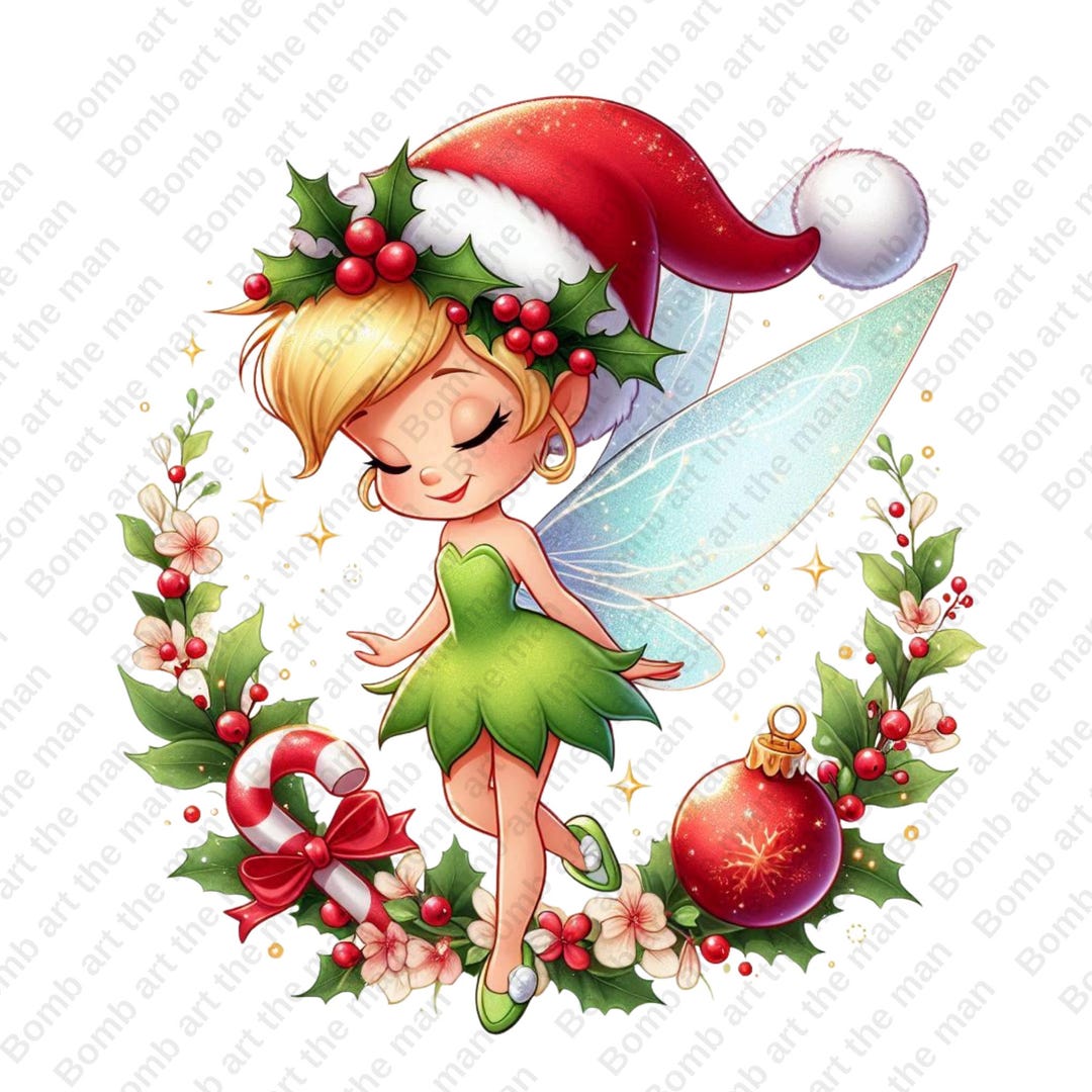 3398.昔の海外ディズニーワールドピンベリーメリークリスマスティンカーベル il_1080xN.7344945026_igkw.jpg