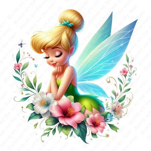 Tinkerbell clipart, Tinkerbellpng, cute fairy clipart, transparent design