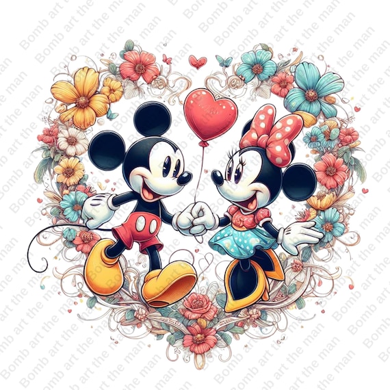 ミッキーマウスとミニーマウスのクリップアート、ミッキーファミリー