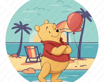 くまのプーさんの夏のクリップアート、くまのプーさんのpng、漫画の