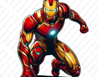 İron man clipart, İron man png, super hero clipart, super hero png, instant download