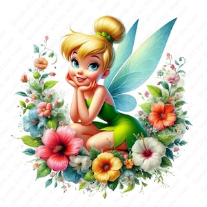 Tinkerbell clipart, Tinkerbellpng, cute fairy clipart, transparent design