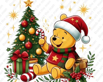 くまのプーさん 冬 png、くまのプーさん クリスマス クリップ