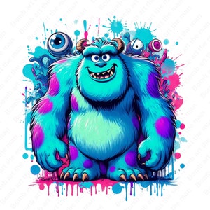 Monsters ınc clipart, Monsters ınc png, Sully clipart, Sully png, instant download