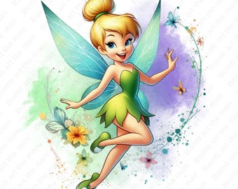 Tinkerbell png, Tinkerbell clipart, cute fairy clipart, transparent design