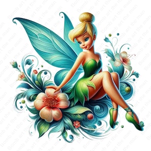 Tinkerbell clipart, Tinkerbellpng, cute fairy clipart, transparent design