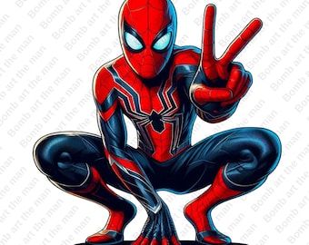 スパイダーマンPNG、水彩画背景、スパイダーマン画像、スパイダーマン