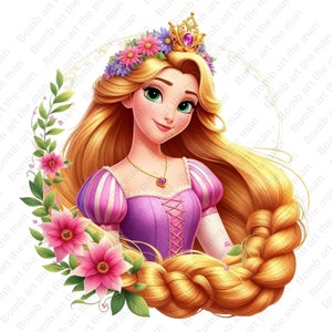 Tangled clipart, tangled png, rapunzel png, rapunzel clipart, Princess rapunzel png, instant download