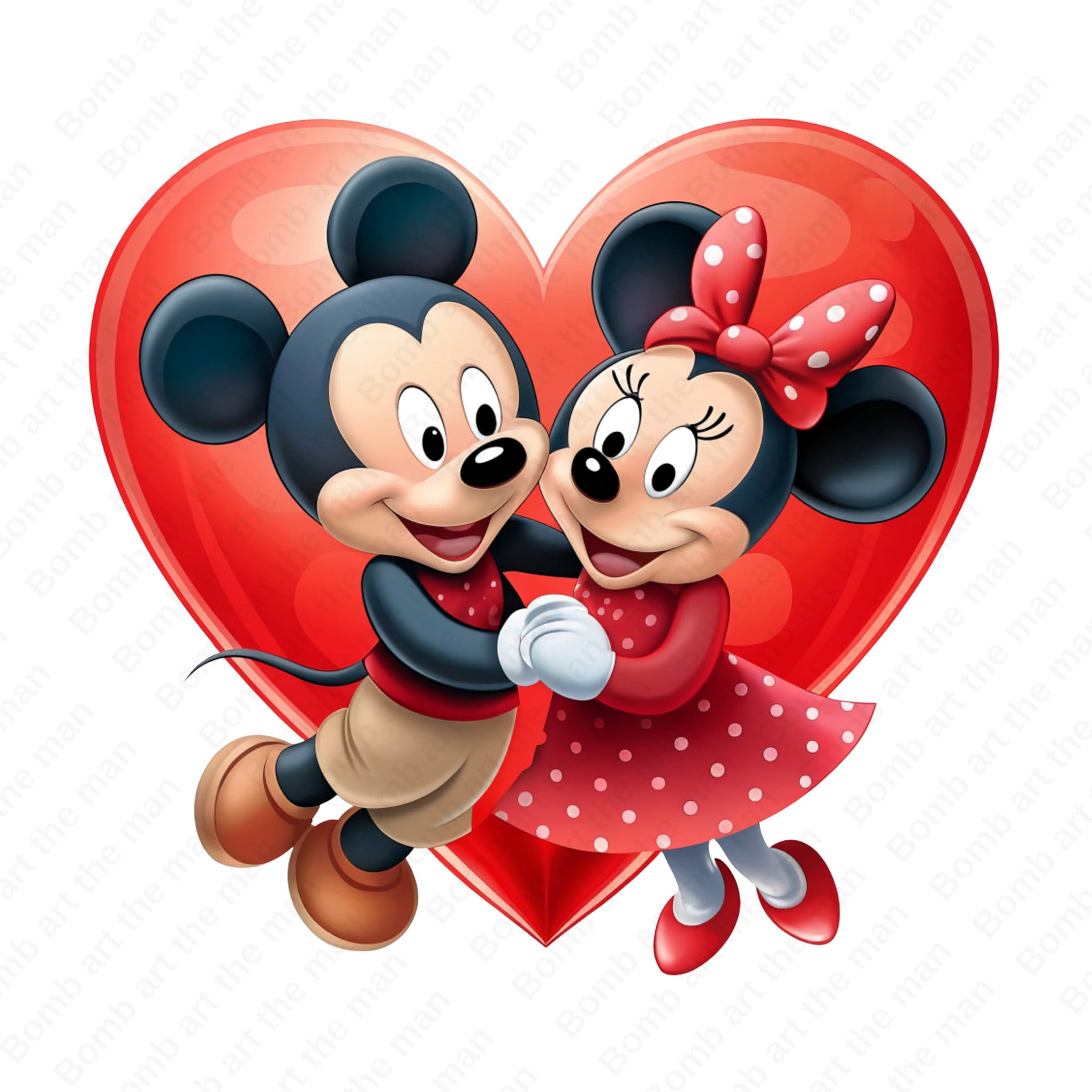 ミッキーマウスとミニーマウスのクリップアート、ミッキーファミリー