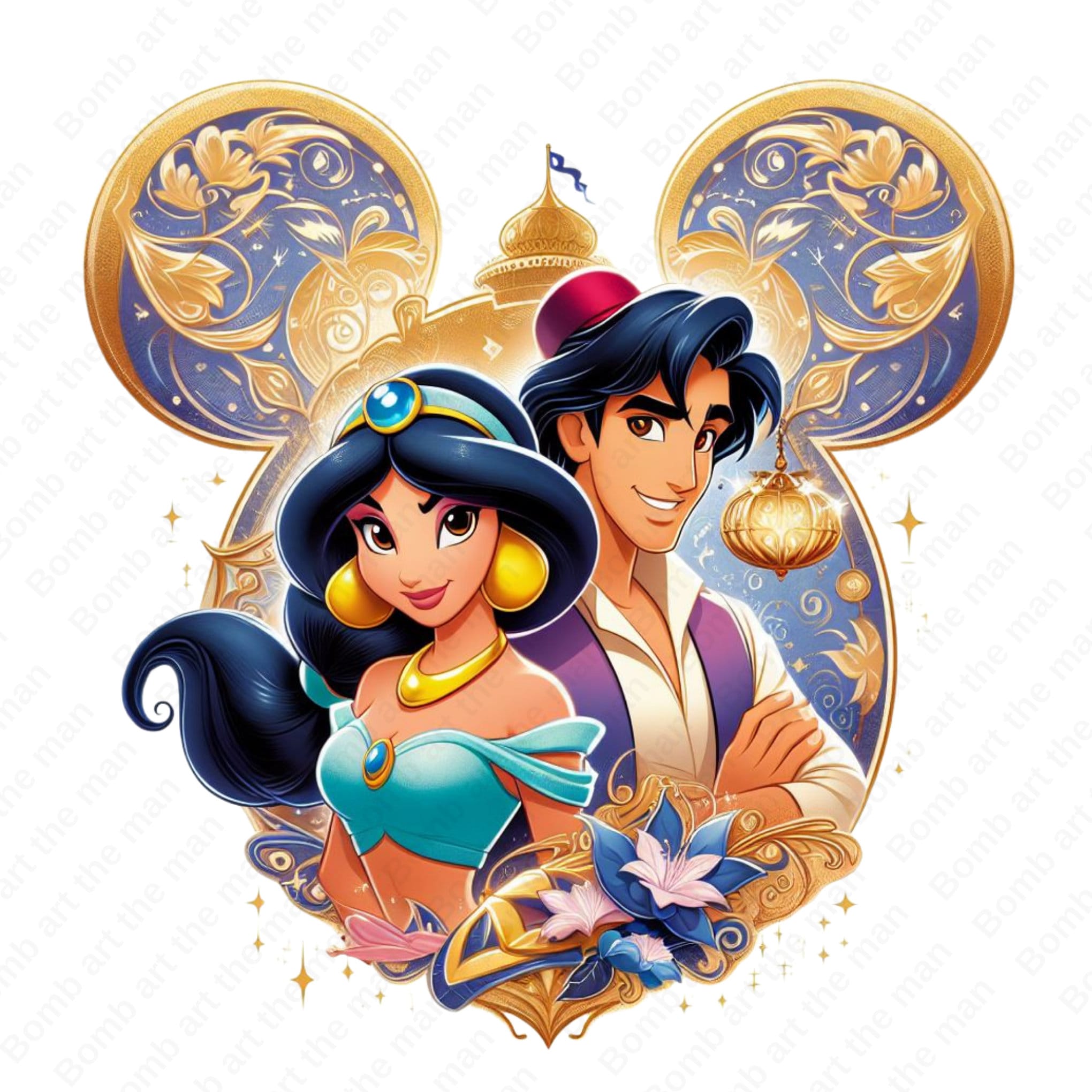 Princess Jasmine and Aladdin Png, Princess Jasmine Clipart