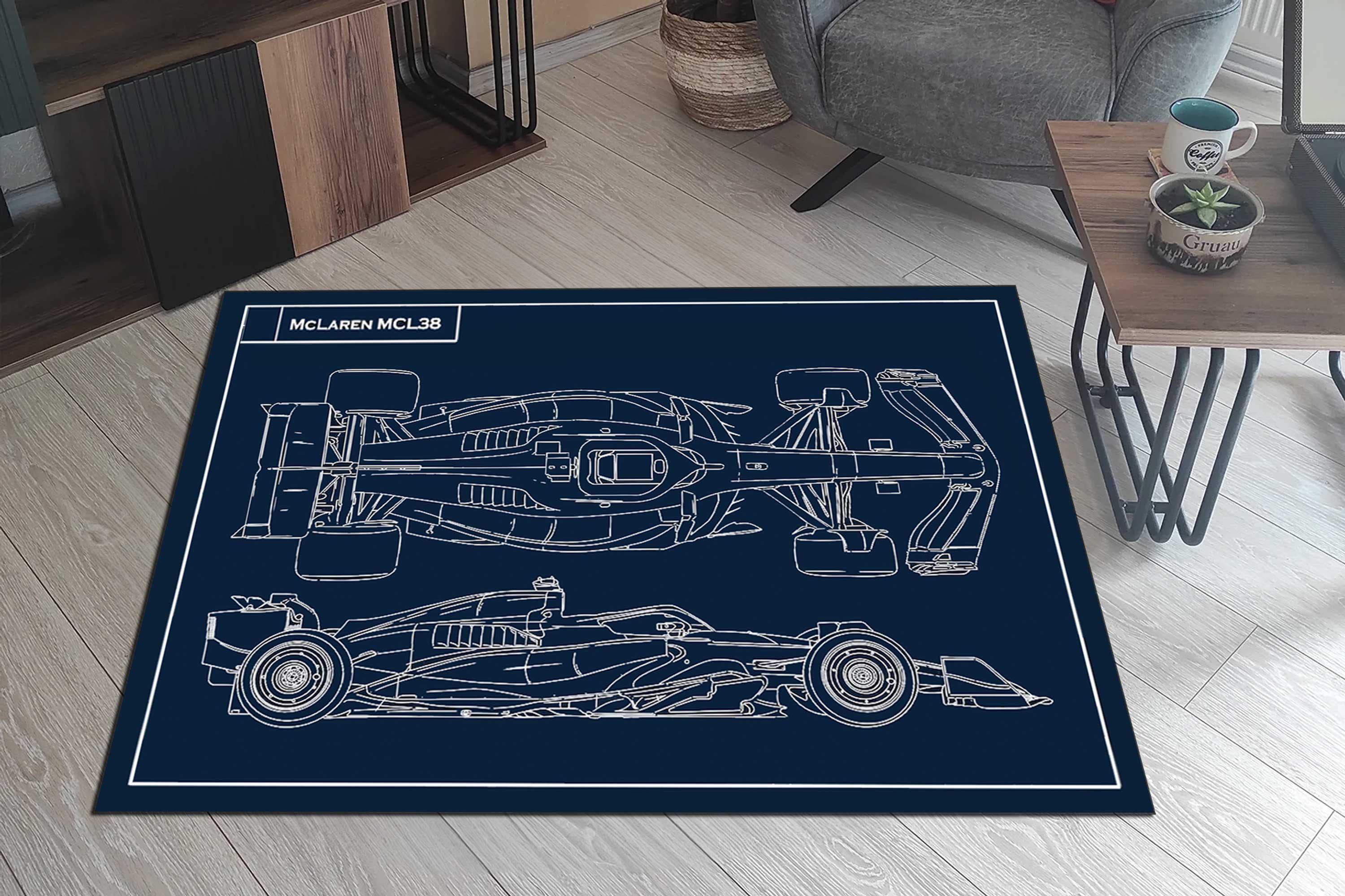 Mclaren technical ,F1, Formula 1,F1 Rug,F1 Dec,Gifts for Him,Pit Stop,Charles Leclerc,F1 Monaco Circuit Rug,George Russell,F1 Decor, Ferrari