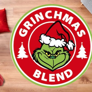 Grinchmas Blend Rug - Grinch Home Decor - Grinch Rug - Funny Holiday Rug - Holiday Decor - Grinch Decoration-Holiday Rug-Marry Christmas Rug