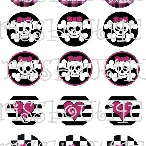 Punk Skull Graphic Sheet