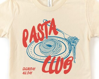 Pasta Shirt, Pasta Club T Shirt, Kids, Youth Sizes, Food Shirts for Children, Pasta Lover, Pasta T-Shirt, Toddler Youth Kids, Foodie Shirts