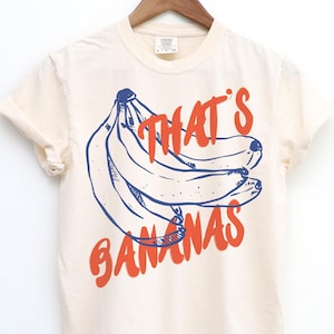 Banana Shirt, Funny Fruit Tshirt, Food Pun T Shirt, Vintage Aesthetic, Retro Graphic Tee, Bananas Tee Shirt, Summer T-Shirt, Comfort Colors