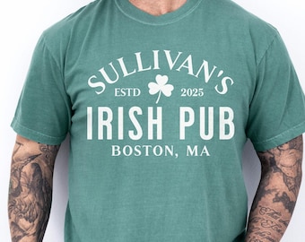 Irish Pub Shirt, Custom Name, St Patricks Day Shirt, Irish Tavern, Saint Patricks Day, Drinking T-Shirt, Irish Gifts, Personalized Shirts