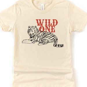 Tiger Shirt Youth Kids Toddler, Tiger T Shirt, Children Child Sizes, Wild One T-Shirt, Cute Tiger Shirts Boys Girls